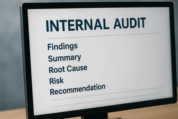 internal audit report